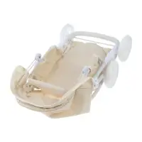 Коляска для кукол универсальная, с переноской, с корзиной, металлический каркас