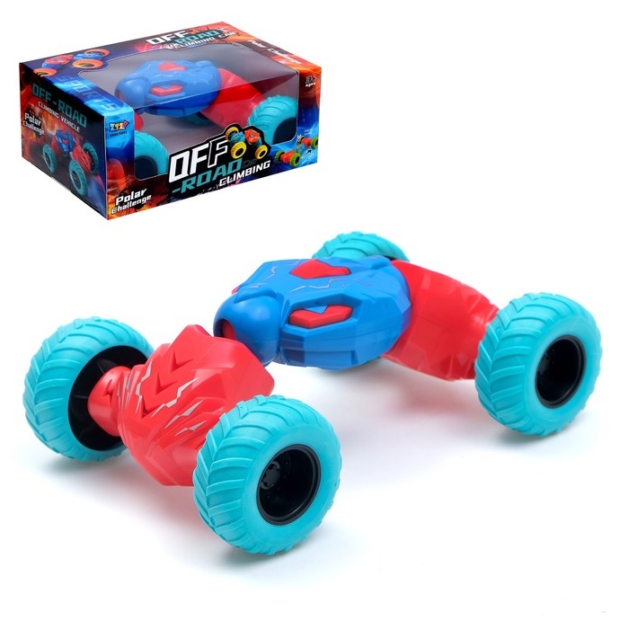 Машина-перевёртыш «Трюкач», инерция, цвет МИКС Машина-перевёртыш «Трюкач», инерция, цвет МИКС