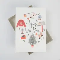 Коробка подарочная новогодняя складная &laquo;Хюгге&raquo;, 30 х 20 х 9 см, Новый год