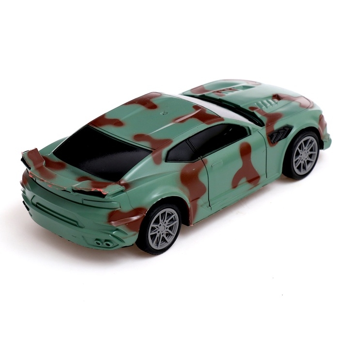 Машина радиоуправляемая «Грозный рейсер», 1:20, световые эффекты, цвет зелёный Машина радиоуправляемая «Грозный рейсер», 1:20, световые эффекты, цвет зелёный