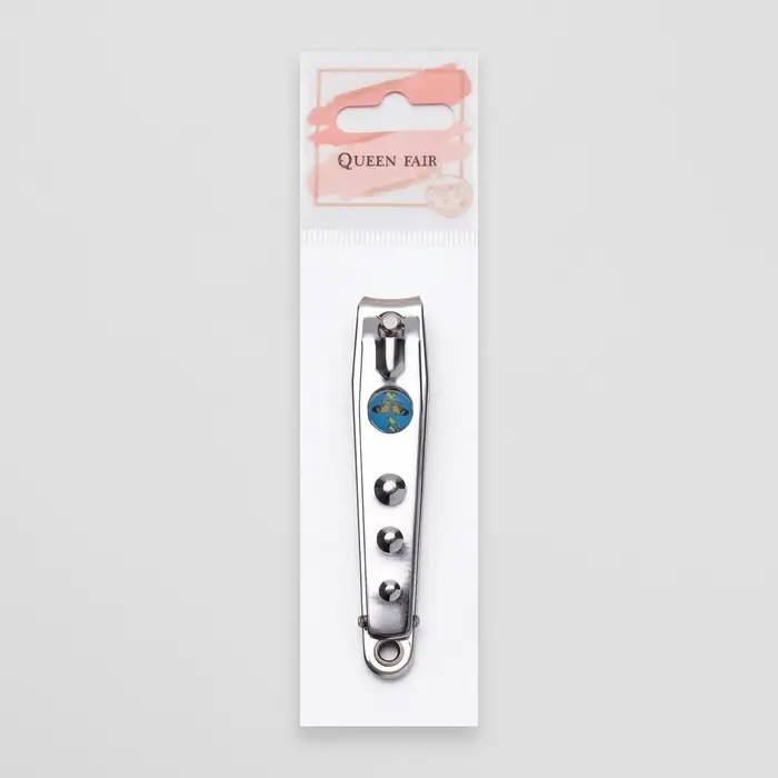 Кусачки книпсер педикюрные, с пилкой, 7.6 см, МИКС