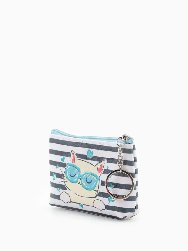 Кошелек дет 13-01-01 Июнь2514, 10,5*2,5*8 см, отд на молнии, микс