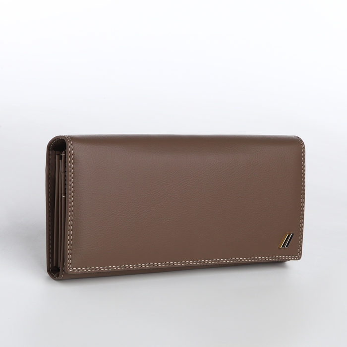 Кошелёк женский на магните, цвет коричневый Кошелёк женский на магните, цвет коричневый