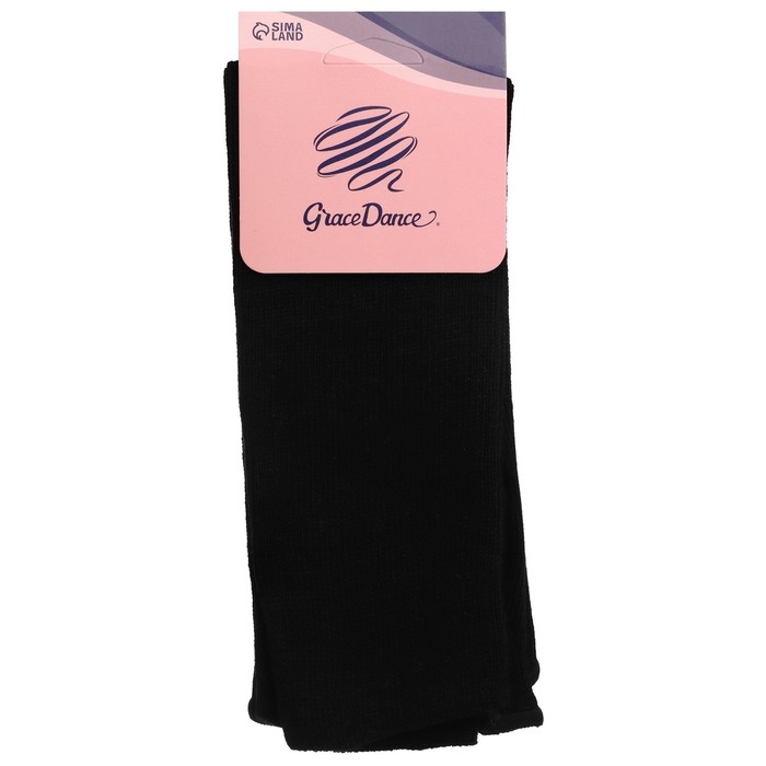 Гетры для гимнастики и танцев Grace Dance №5, длина 30 см, цвет чёрный Гетры для гимнастики и танцев Grace Dance №5, длина 30 см, цвет чёрный