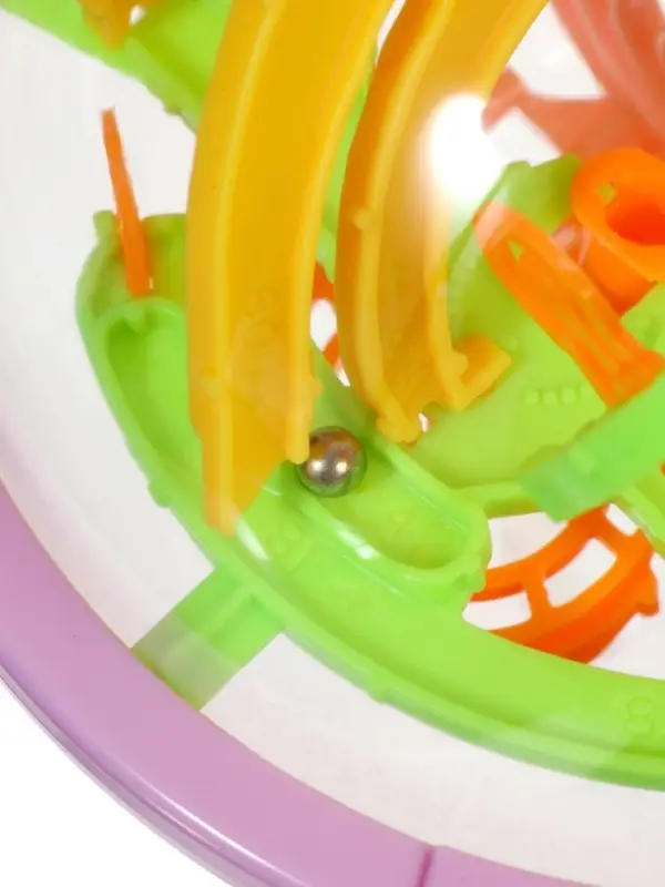 Шар-головоломка IQ-ZABIAKA &laquo;Собери Лабиринтус&raquo;, 100 уровней, МИКС