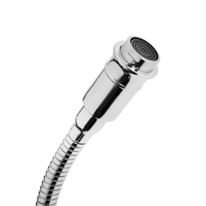 Смеситель для кухни ZEIN ZC2025, двухвентильный, гибкий излив, кран-букса латунь 1/2 Смеситель для кухни ZEIN ZC2025, двухвентильный, гибкий излив, кран-букса латунь 1/2", хром