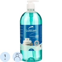 Средство для мытья посуды Luscan Антибактериальное 1л с дозатором