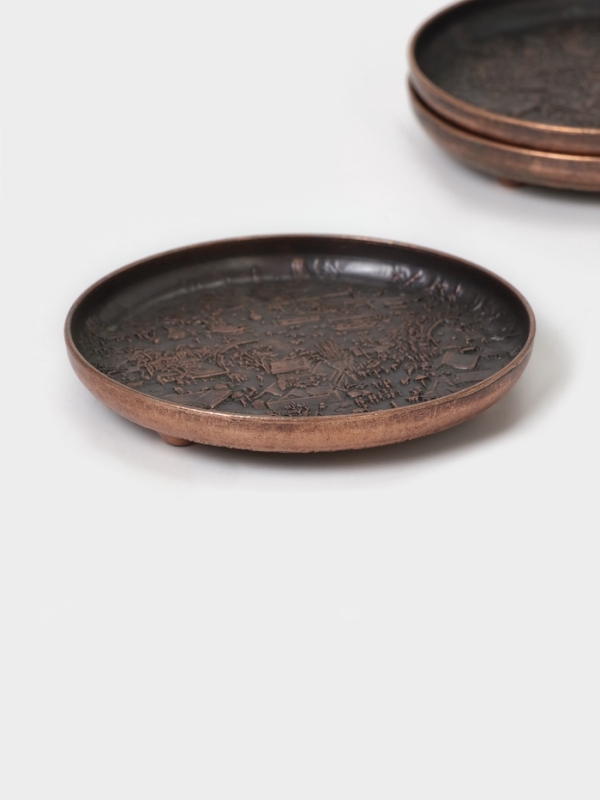 Подставка для чашек и благовоний для чайной церемонии, набор 3 штуки, d-8 см Подставка для чашек и благовоний для чайной церемонии, набор 3 штуки, d-8 см