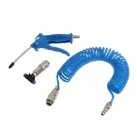 Продувочный пневматический пистолет ТУНДРА, пластиковый корпус, в наборе со шлангом