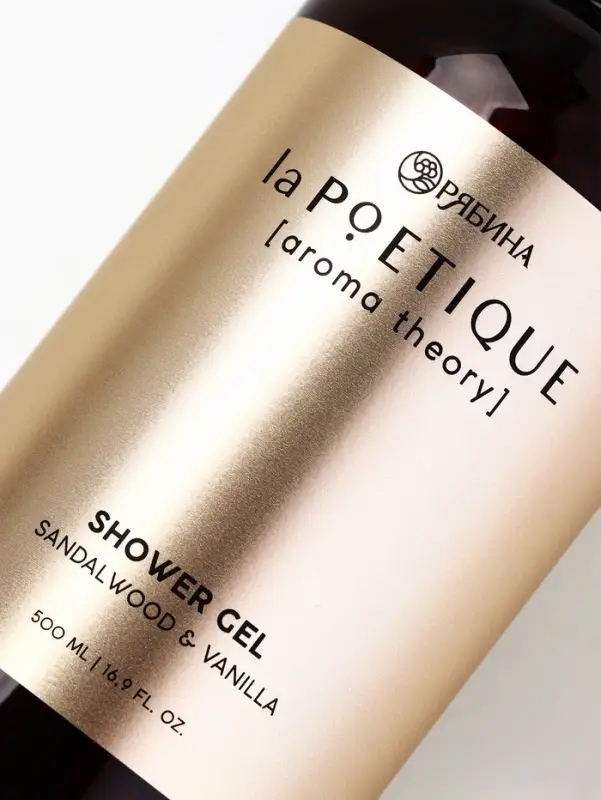 Гель для душа парфюмированный, аромат сандал и ваниль, 500 мл, laPOETIQUE
