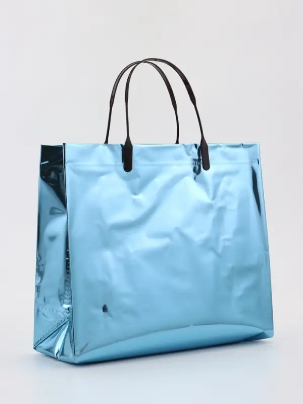 Пакет подарочный ПВХ, голография, голубой, пластиковая ручка, 26×22.5×10 см Пакет подарочный ПВХ, голография, голубой, пластиковая ручка, 26×22.5×10 см