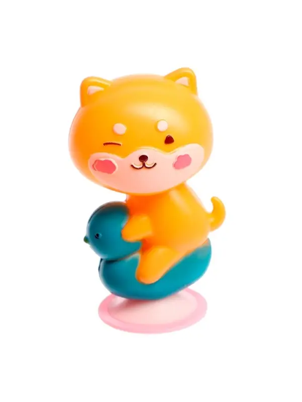 Фигурка животного «Прыгающие зверята», антистресс, на присоске, МИКС