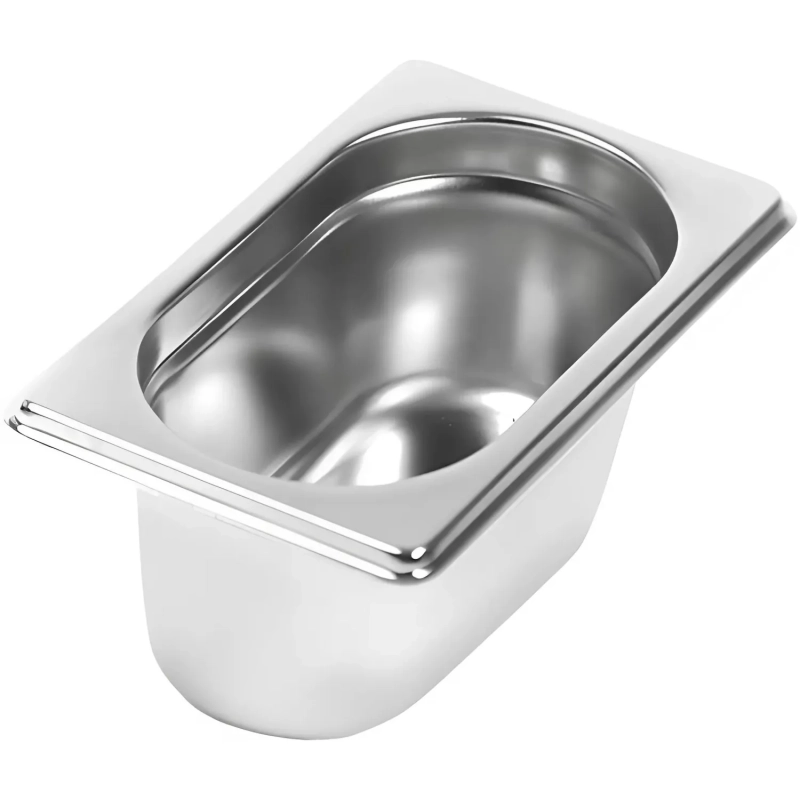 Гастроемкость (1/9x100мм), нерж. сталь AISI201,толщина 0,7мм, 176x108x100мм