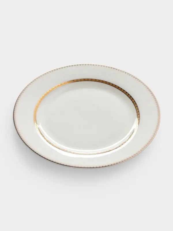 Тарелки WY Grace, d=20.5 см, набор 2 шт., фарфор, белые