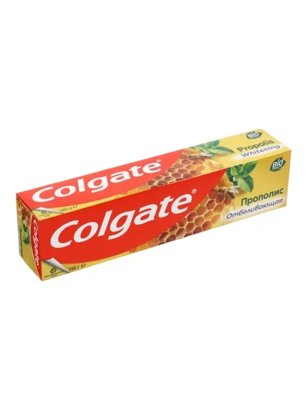 Зубная паста Colgate, прополис, отбеливающая, 146 мл