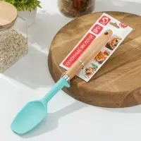 Лопатка Доляна «Лагуна», 30 см, цвет голубой Лопатка Доляна «Лагуна», 30 см, цвет голубой