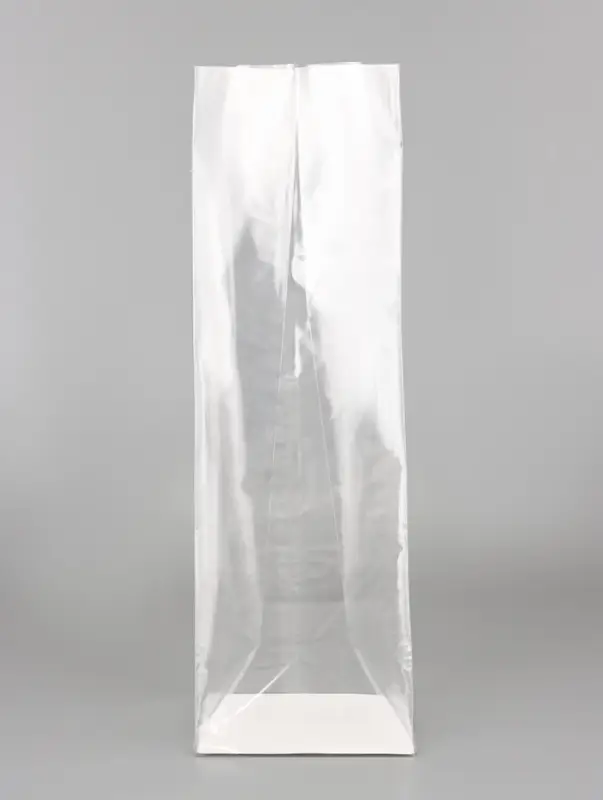 Пакет с жестким дном, 14&times;14&times;45 &laquo;Прозрачный&raquo;