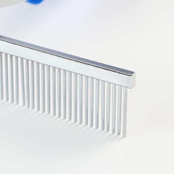 Расчёска  Расчёска "Лапки" изогнутая, 10,5 х 15 см, синяя