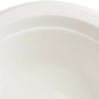 Тарелка одноразовая глубокая биоразлагаемая 480 мл, 50шт/уп (137882)