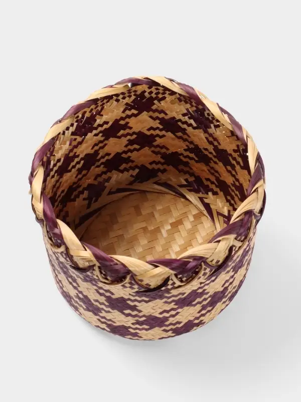 Корзинка плетёная, 30&times;30&times;25 см, бамбук