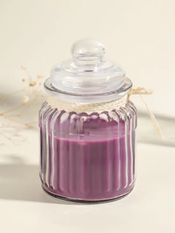 Ароматическая свеча в банке &laquo;Чёрный чай и слива&raquo;, 180 г, 45 ч