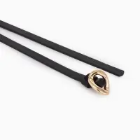 Ремень жен 01-01-01-07, Июнь2514, 1*0,3*110 см, без винта, пряж золото, затяж, черный Ремень жен 01-01-01-07, Июнь2514, 1*0,3*110 см, без винта, пряж золото, затяж, черный