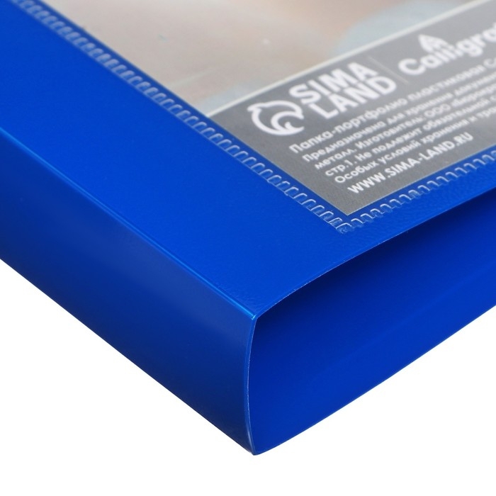 Папка-портфолио А4, Calligrata  Папка-портфолио А4, Calligrata "Гонщик", пластиковая, на 2 кольцах, для дошкольника, без вкладышей