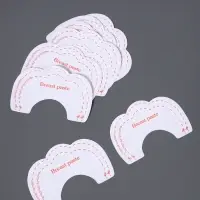 Тейпы для поддержки груди, набор - 5 пар, на клеевой основе, 12&times;8 см, белые