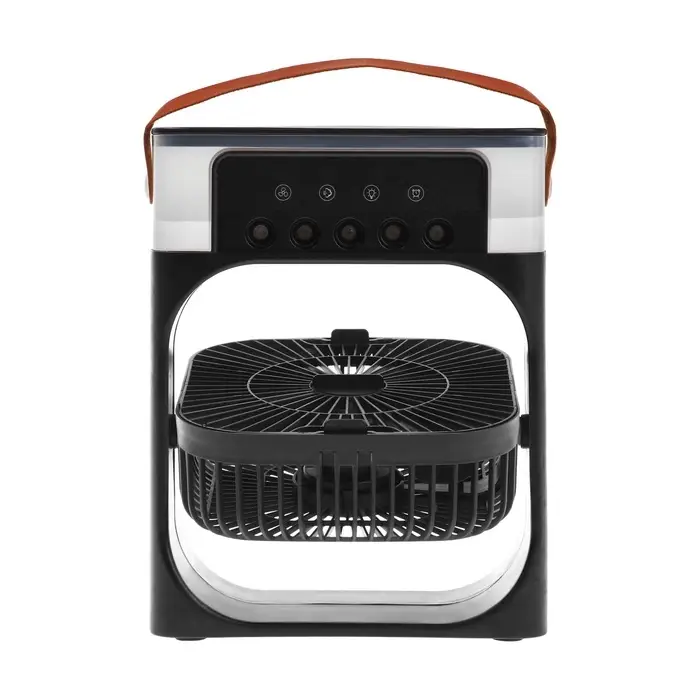 Вентилятор настольный с увлажнителем LOF-06, портативный, 3 скорости, питание USB, чёрный