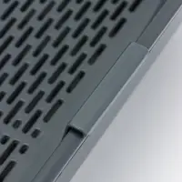 Туалет для кошек &laquo;Марсель&raquo;, 50&times;34.5&times;12 см, глубокий, с сеткой, полипропилен, серый