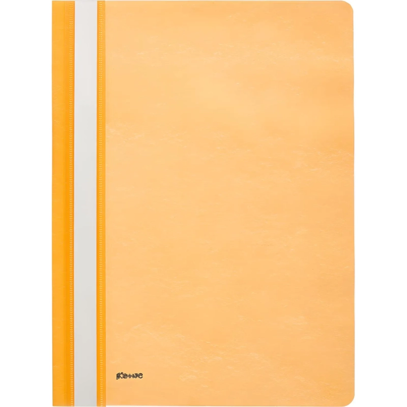Скоросшиватель пластиковый Комус А4 оранжевый 1810