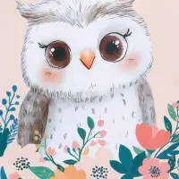 Пакет подарочный "Мудрая совушка" ламинированный 18 х 22,3 х 10 см