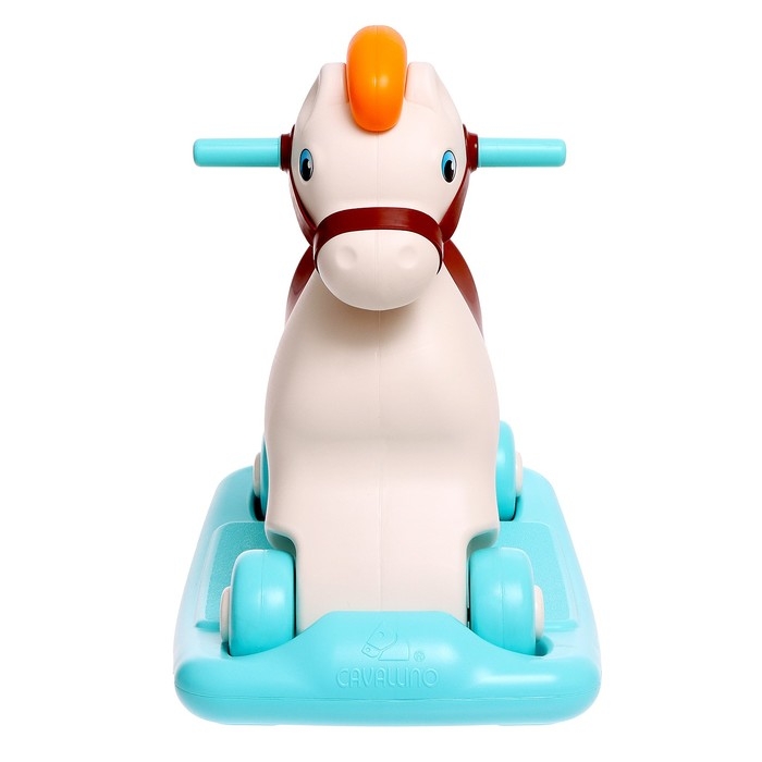 Каталка-качалка «Пони», сафари, цвет бирюзовый Каталка-качалка «Пони», сафари, цвет бирюзовый