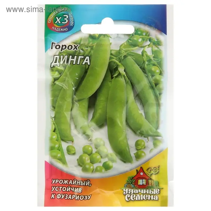 Семена Горох Семена Горох "Динга", 6 г серия ХИТ х3