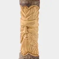 Маска сувенирная "Старец" дерево Джампинис 13х7х32 см