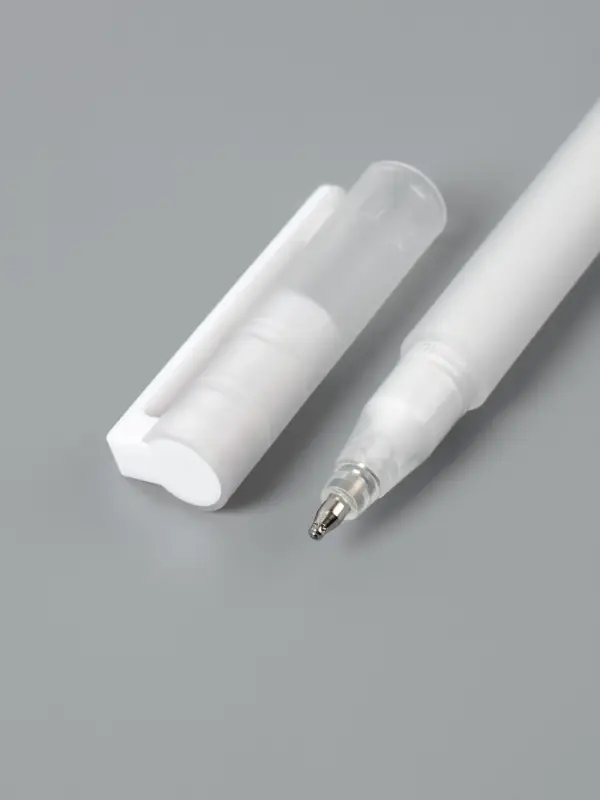 Ручка для джинсовой ткани термоисчезающая, белая