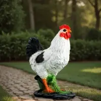 Садовая фигура из полистоуна &laquo;Курица Ряба&raquo;, 35&times;27&times;16 см