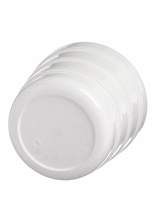 Горшок для цветов 1,2л d14см h11см  Горшок для цветов 1,2л d14см h11см "Классик", цвет белый