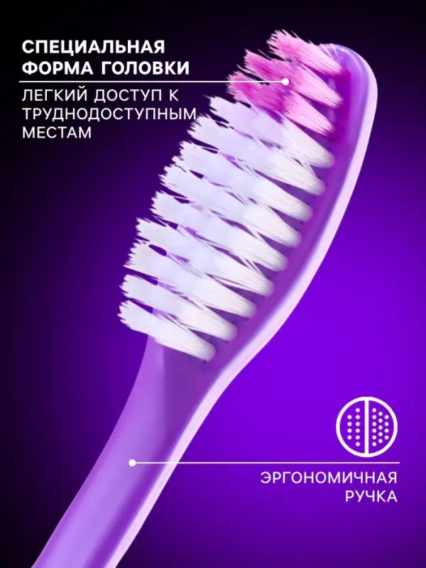 Зубная щётка Rendall Gentle, средней жёсткости, микс, 1 шт.