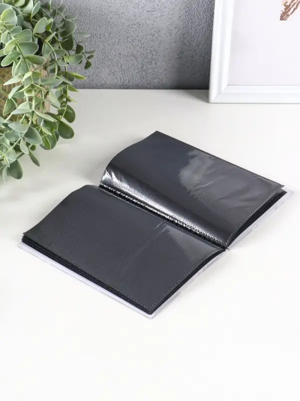 Фотоальбом "Мираж" 36ф 10X15см, ПП карм.,мягкая обложка, черные страницы