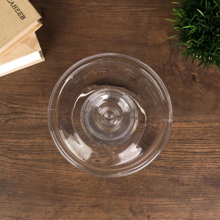 Подсвечник стекло на 1 свечу Подсвечник стекло на 1 свечу "Нео" прозрачный 24х11х11 см