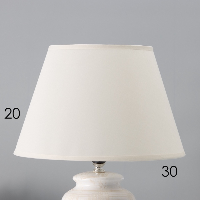 Настольная лампа с абажуром RISALUX «Виолино», Е27, 40 Вт, 28×28×45.5 см Настольная лампа с абажуром RISALUX «Виолино», Е27, 40 Вт, 28×28×45.5 см