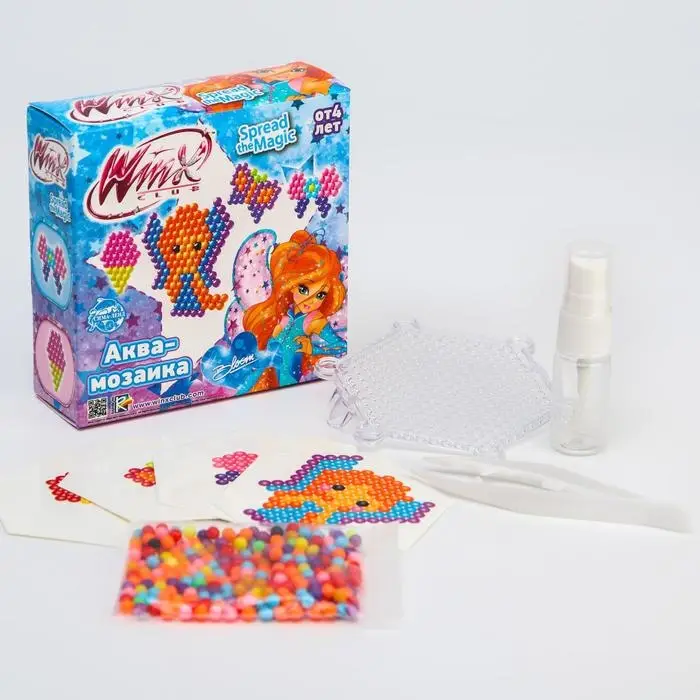 Аквамозаика «Волшебницы WINX», фея ВИНКС, Блум, с бантиком