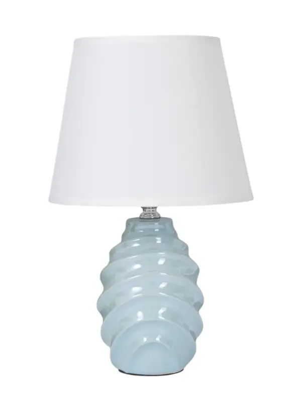 Лампа настольная E27 40Вт "Ракушка" оливковый перламутр 20х20х32 см