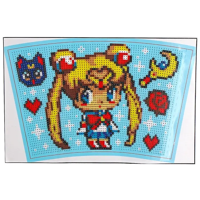 Термостакан детский, с вставкой из алмазной мозаики &laquo;Лунная принцесса&raquo;, 450 мл