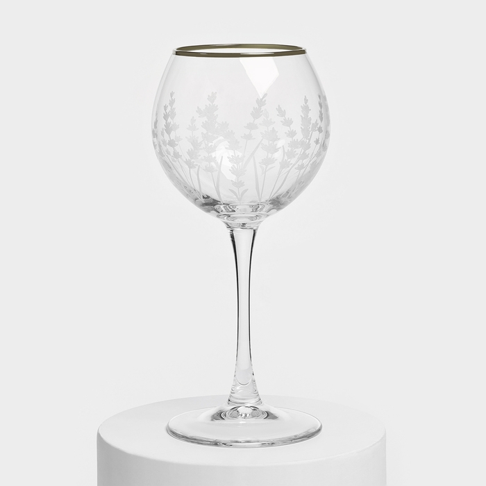 Набор стеклянных фужеров «Лаванда», 350 мл, 6 шт Набор стеклянных фужеров «Лаванда», 350 мл, 6 шт