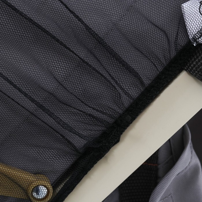 Москитная сетка на резинке, цвет черный Москитная сетка на резинке, цвет черный