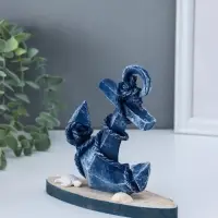 Сувенир интерьерный "Синий якорь" 6х17,2х15,5 см