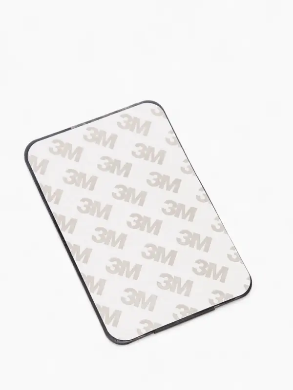 Картхолдер на телефон клеящийся, с подставкой, чёрный