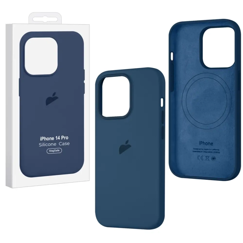 Чехол iPh 14 Pro Silicon Case 100% ORG Stromblue Чехол iPh 14 Pro Silicon Case 100% ORG Stromblue